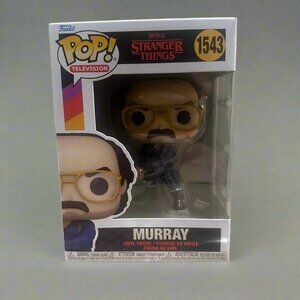 Funko POP! Netflix Stranger Things Murray with Flamethrower Figure #1543!